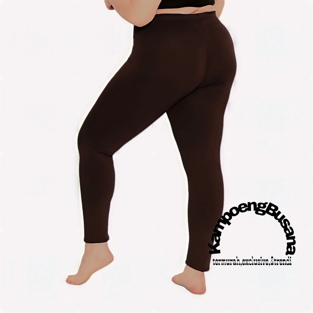 Grosir Celana Legging Basic Muslimah Jumbo Muat 60-90 Kg