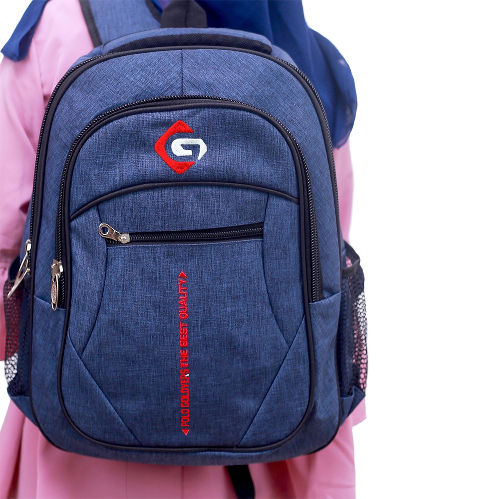 Tas Ransel Polo Goldvers Tas Laptop 14inch Ransel Sekolah Pria Wanita Tas Sekolah Anak - Distributor Tas