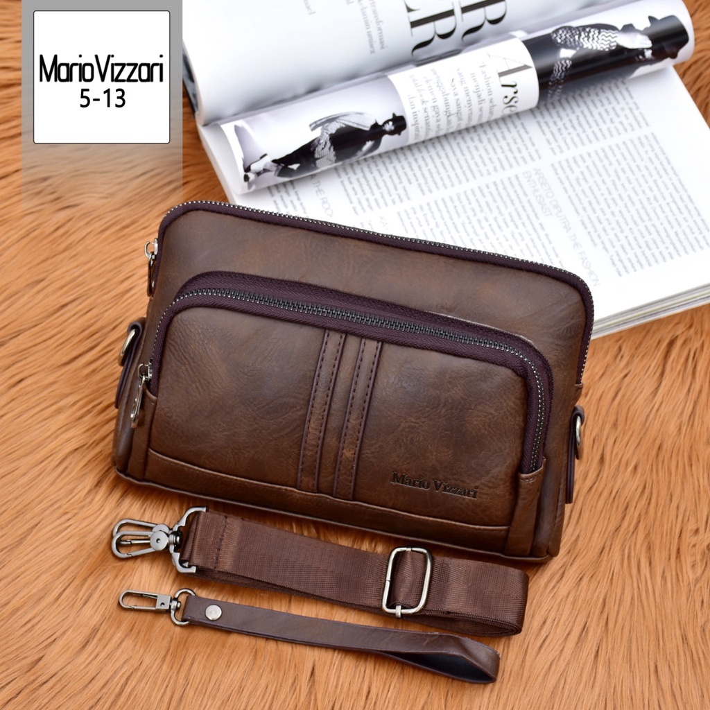 Tas Clutch Pria Kulit Mario Vizzari HAWK (5-13)