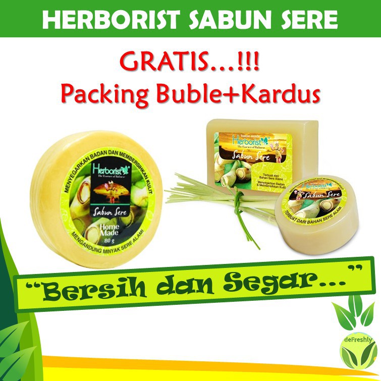 HERBORIST SABUN SERE LEMONGRASS SOAP HOMEMADE -NJ