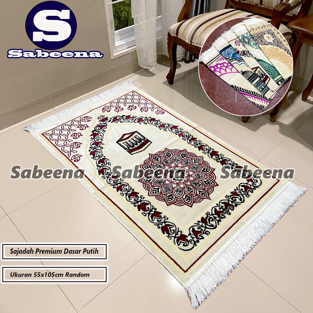 Sajadah Turki Midi Super Genova Bahan Halus Dan Lembut 55x110cm Perlengkapan Sholat Pakaian Muslim