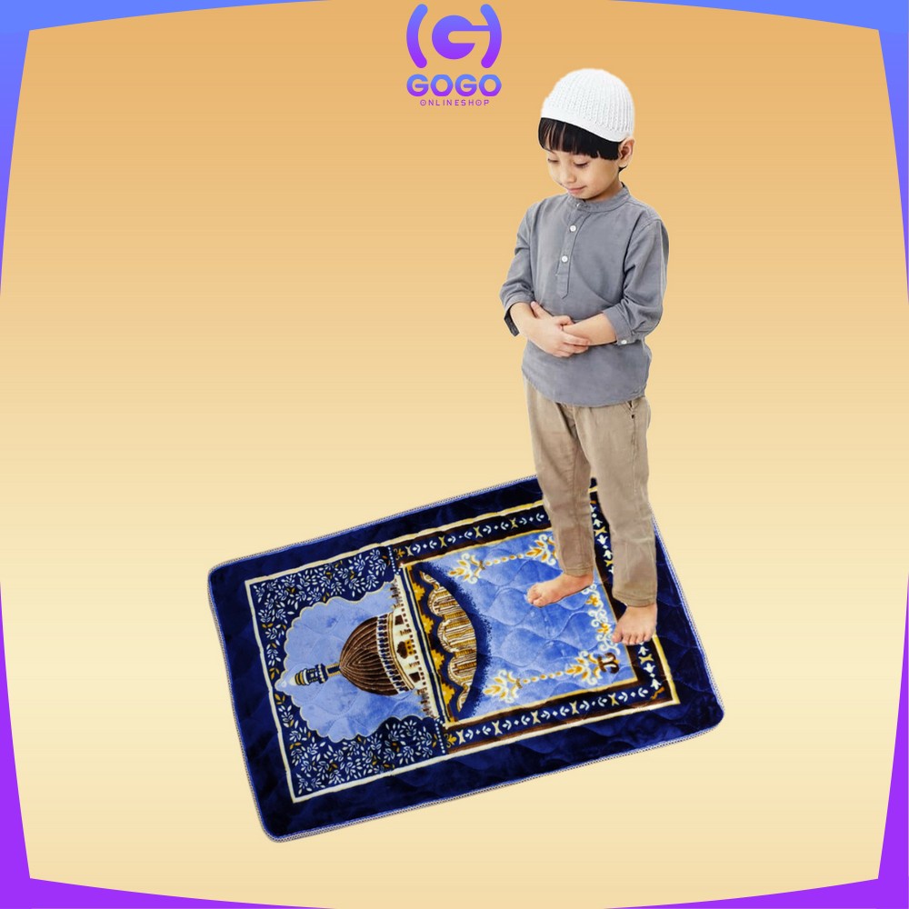GOGO-C456 Sajadah Busa Turki Turkey Luxor Busa Embos Super Tebal / Sajadah Busa Anti Slip Jumbo Oleh Oleh Haji