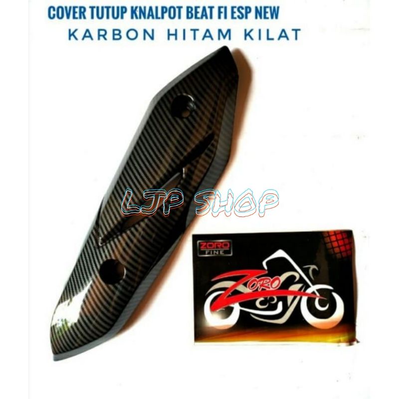 COVER TUTUP KNALPOT BEAT FI ESP NEW CARBON KARBON IMPORT 2016-2019