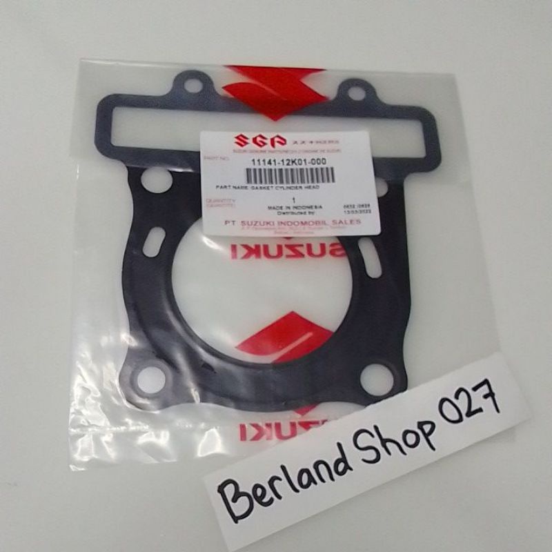 Gasket Paking Cylinder Blok Head Satria Fu Injeksi GSX Bandit Original
