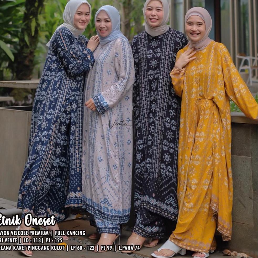 one set wanita kekinian etnik ld 120 busui friendly mat rayon viscose premium ori vente ‣ SMO.18Oc22