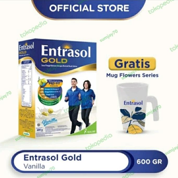 

[ COD ] Entrasol gold vanila 600gr