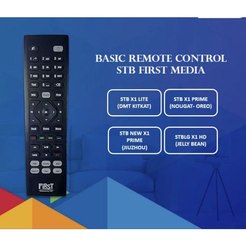 Remote First media: Basic Remote STB / Smart Box First Media
