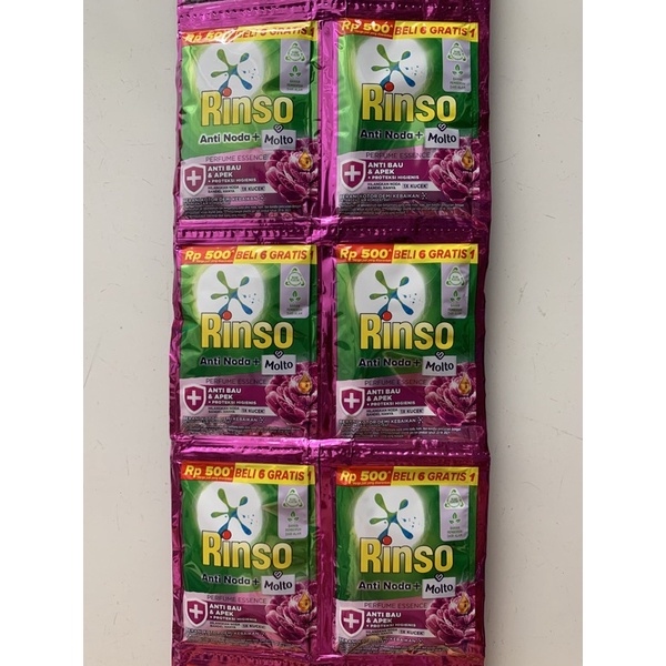 Rinso Cair Sachet Isi 21 Sachet UNGU