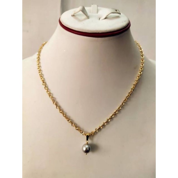 KALUNG MUTIARA EMAS MUDA kadar 15% (3 gram)