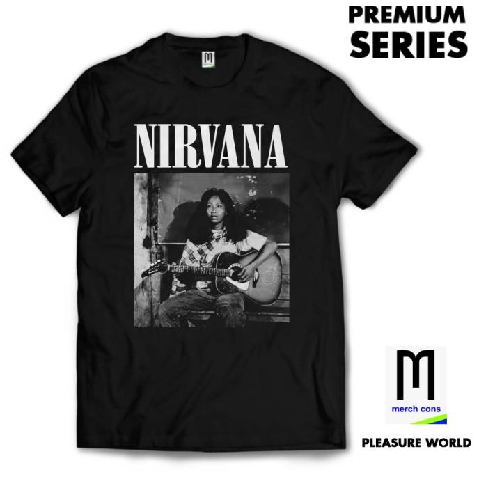 [PREMIUM 24S] Kaos Mandra x Nirvana | Baju Band Mandra Nirvana Parodi