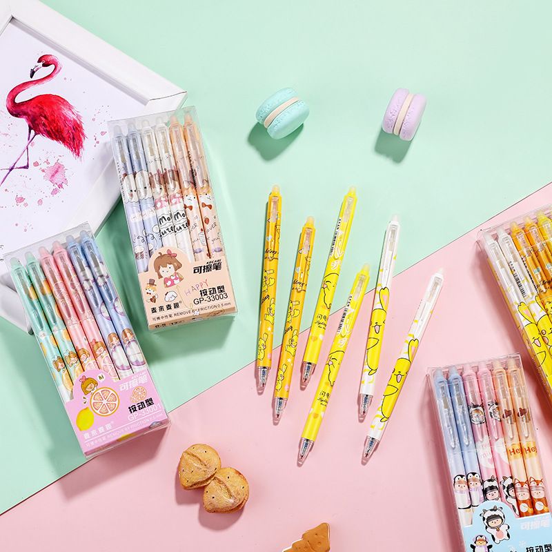 1pc Pulpen Cartoon bisa di hapus Eraseable Pen Gel - ST027