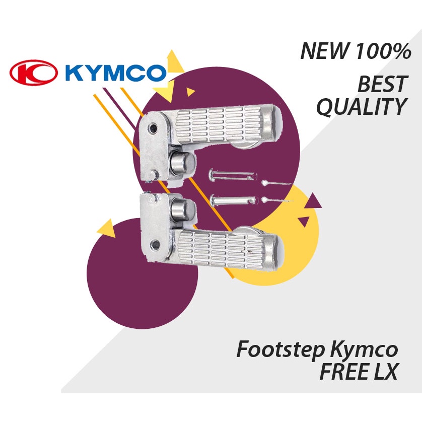 [PROMO] FOOTSTEP KYMCO FREE LX 110 CC PIJAKAN KAKI LIPAT NEW KIMCO KIMKO BOSTEP POSTEP