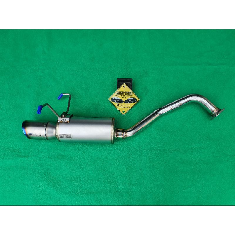 knalpot muffler JTC Titanium SuperSport Honda Jazz GK5 2014-2020