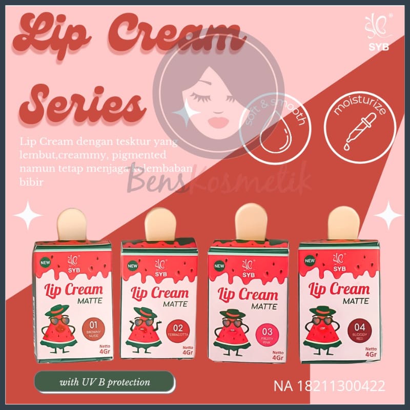 NEW SYB LIP CREAM MATTE - BPOM