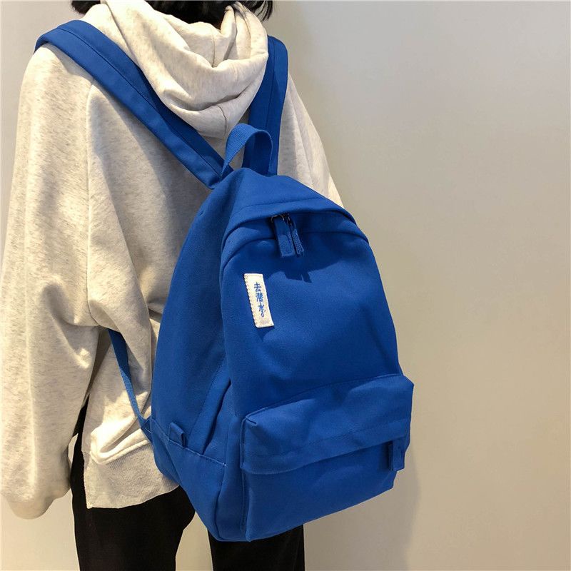 ○Sera Japanese Harajuku Vintage Girl Schoolbag Ulzzang Tas Ransel Kanvas Sederhana dan Serbaguna Ransel Sekolahan