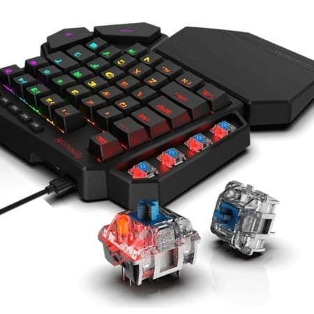 Keypad Redragon Mini Mechanical Gaming &amp; USB Hub RGB DITI - K585RGB