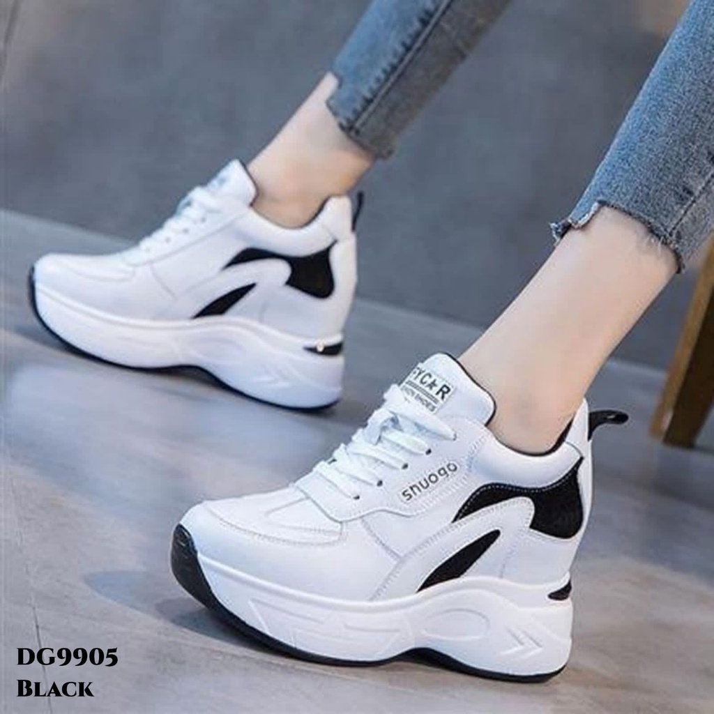 WYN SNEAKERS HIGH WEDGES  FASHION KOREA DG9905