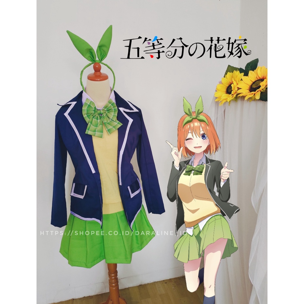 Kostum Cosplay Yotsuba Nakano