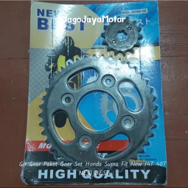 Gir Gear Paket Gear Set Honda Supra Fit New 14T 40T NEW BEST