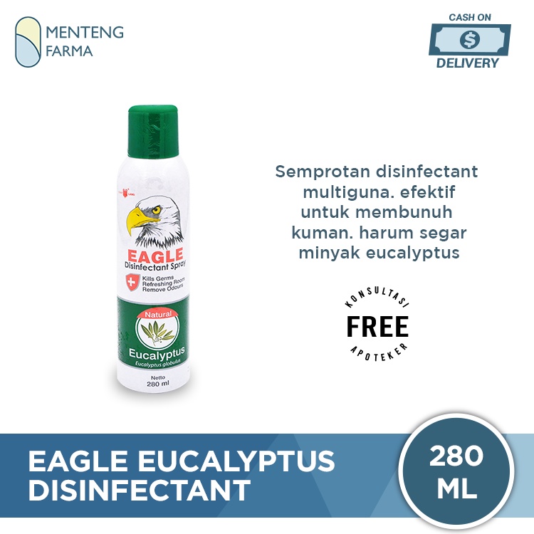 Eagle Eucalyptus Disinfectant Spray 280 mL - Semprotan Antikuman