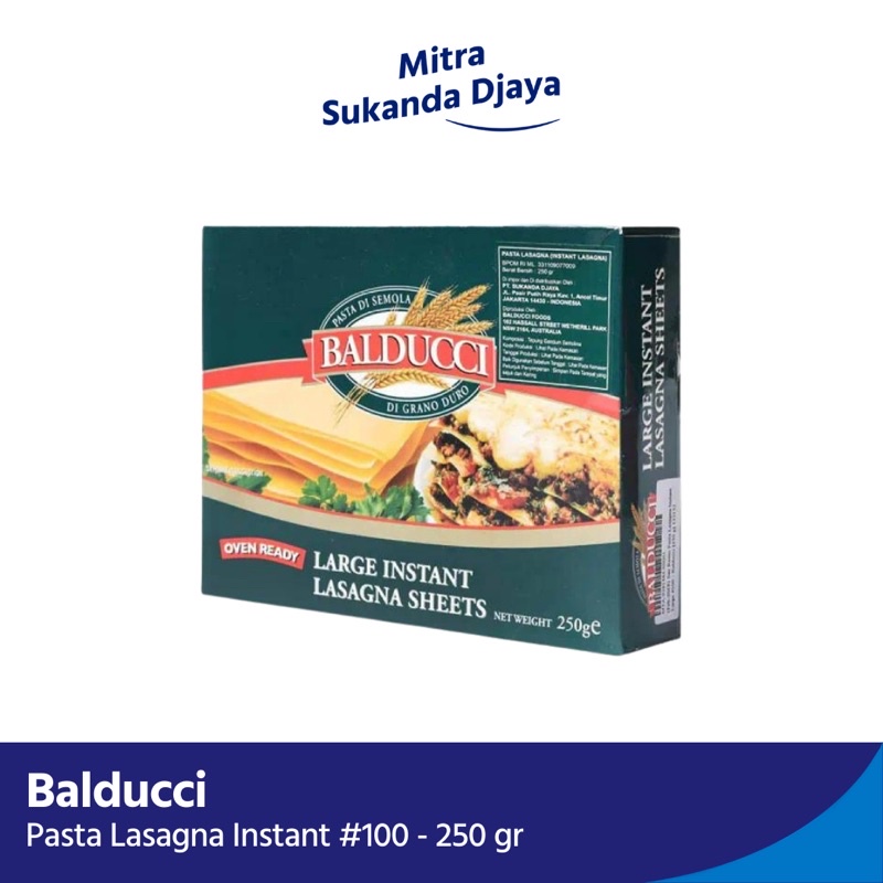 

Balducci Pasta Lasagna Instant 250gr