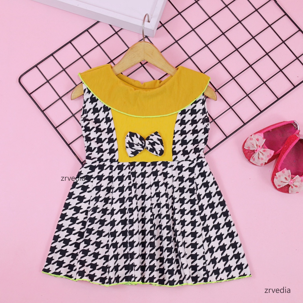 Dress Cantika size Bayi - 7 Tahun / Dres Yukensi Murah Anak Perempuan Harian Baju Gaun Polos Import kiosbalitaaprilia