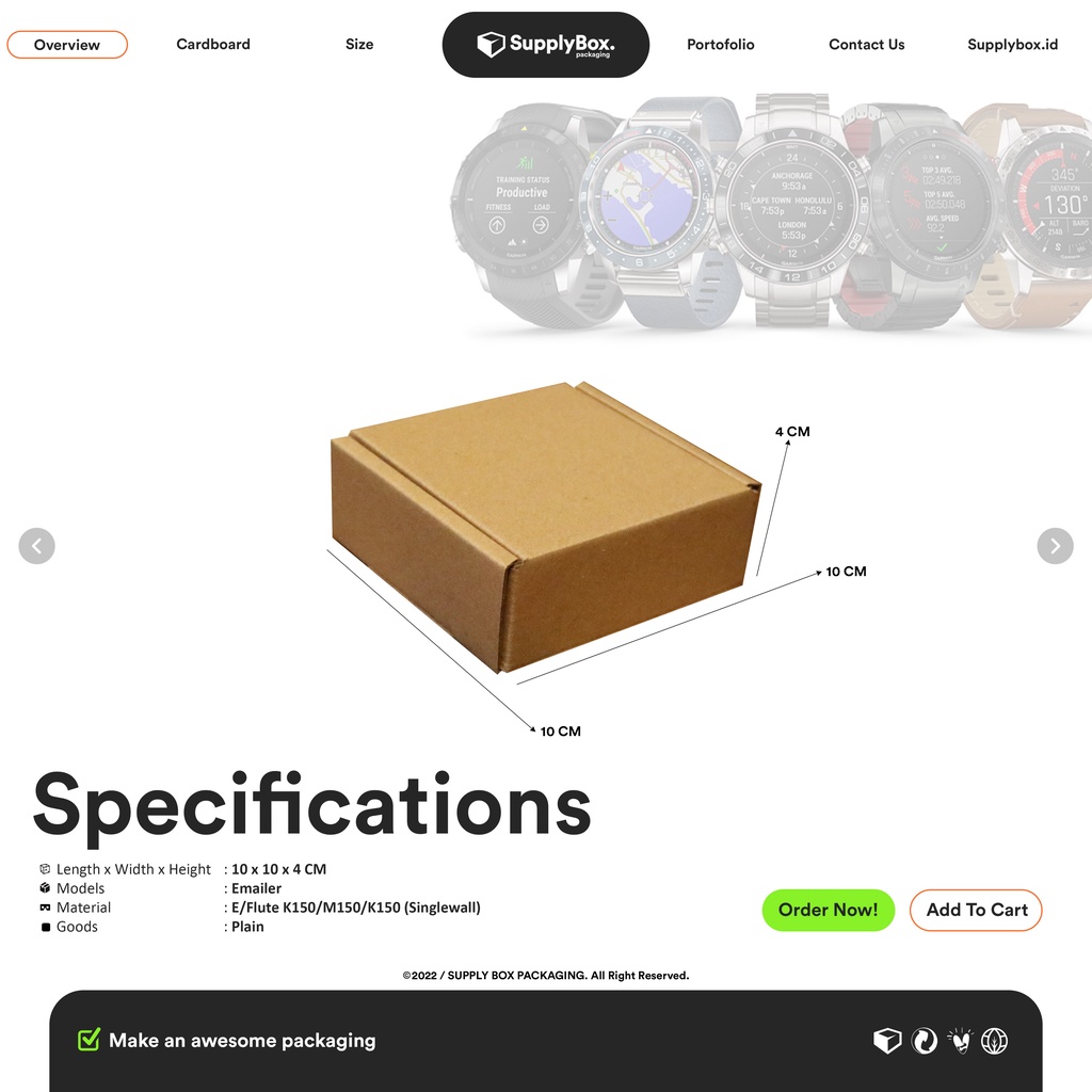 

KARDUS BOX PACKAGING 10x10x4 CM | Kardus | Cardboard