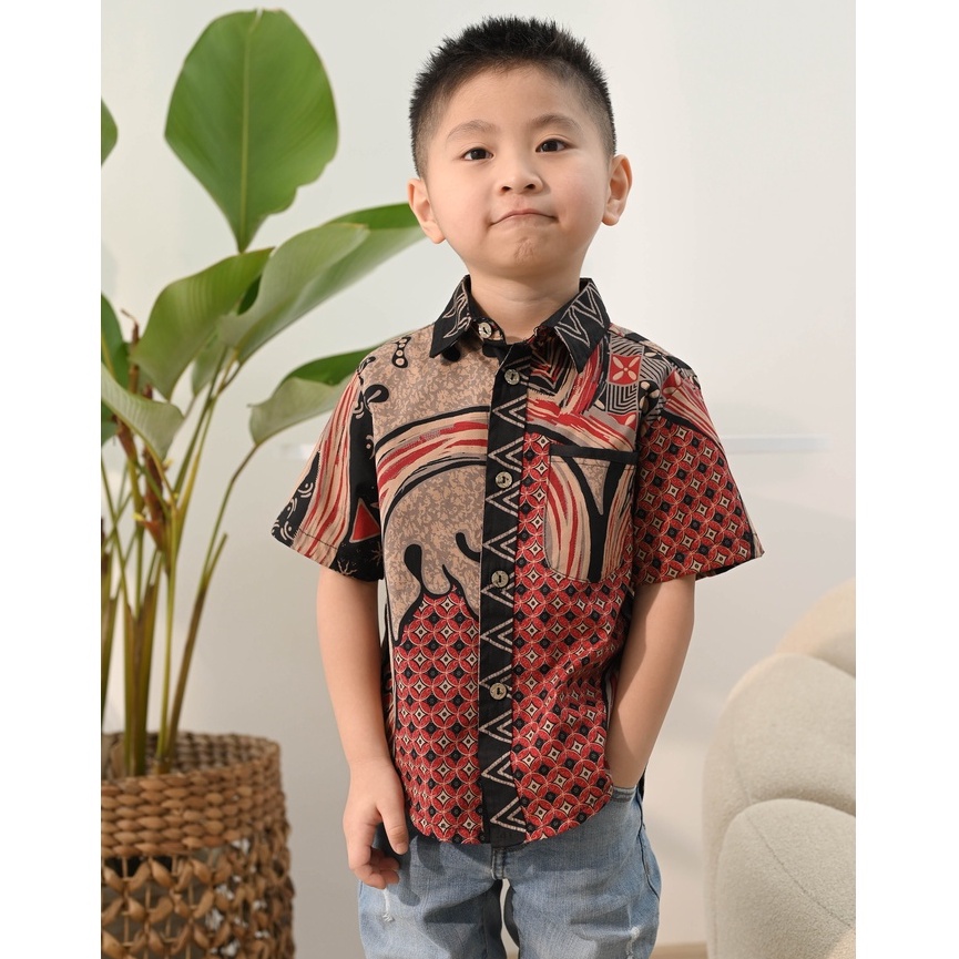 Batik Anak MTS/ Dress Batik Anak/ Kemeja Batik AnakSeragam Batik/ Batik Sekolah