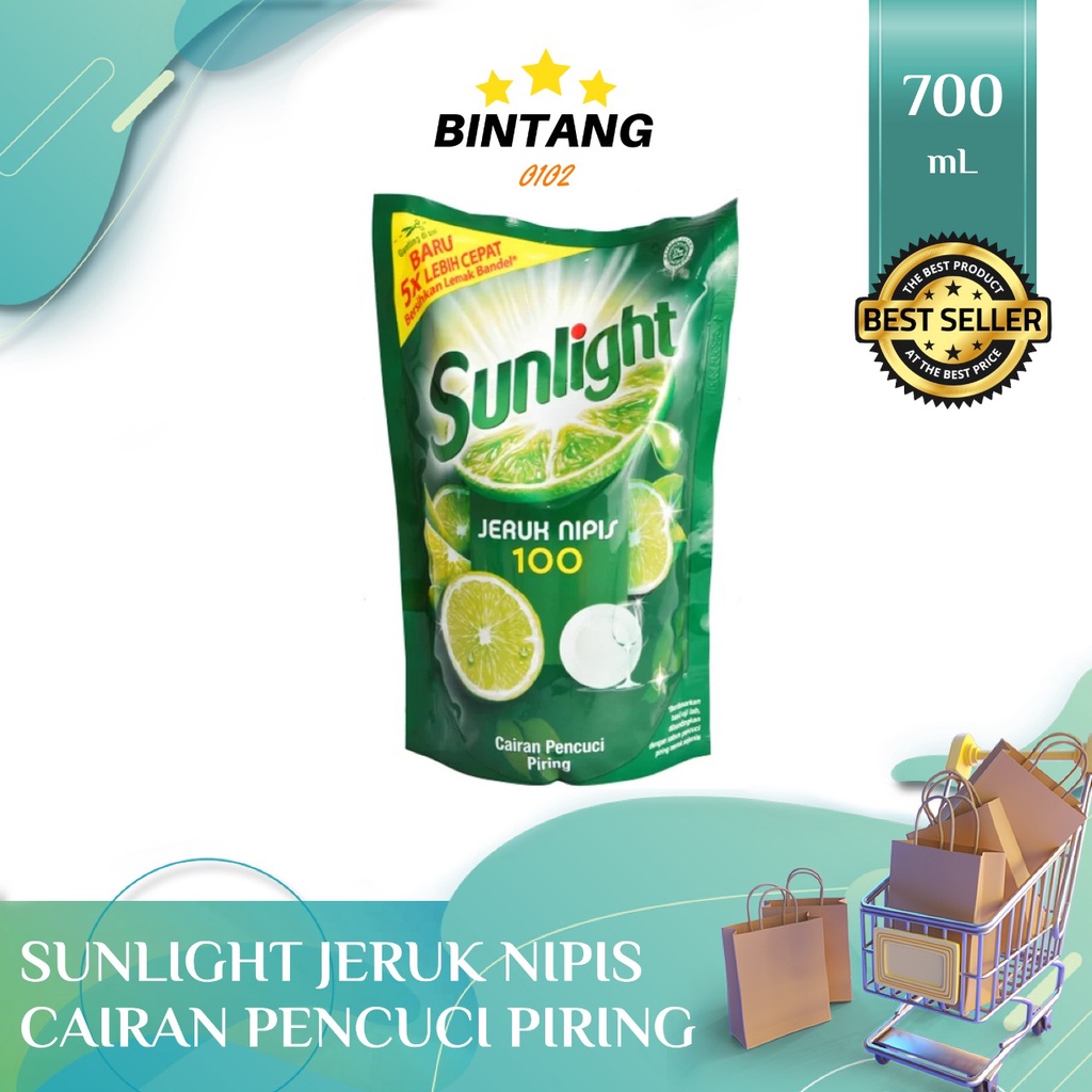Sunlight Lime Sabun Cuci Piring Jeruk Nipis 700ml