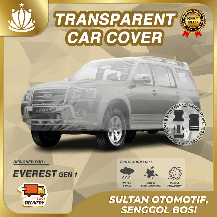 Body Cover Mobil Plastik TEBAL Ford Everest Lama WATERPROOF