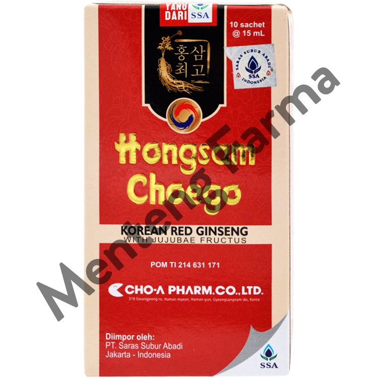 Hongsam Choego Korean Red Ginseng - Memelihara Stamina Tubuh