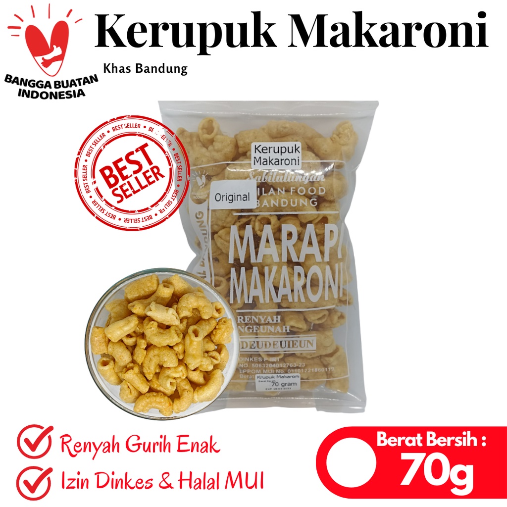

Kerupuk Makaroni Seblak Pedas Milan Food 70gr Makanan Ringan