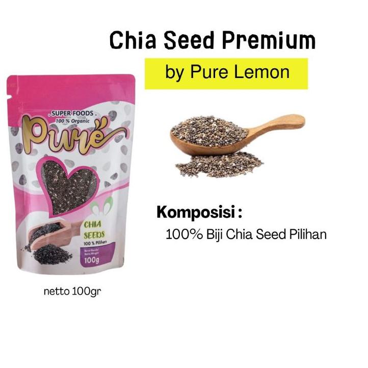 

GRATIS ONGKIR✅1 Chia Seed Premium 100 gr (1 CHSD)|KD6