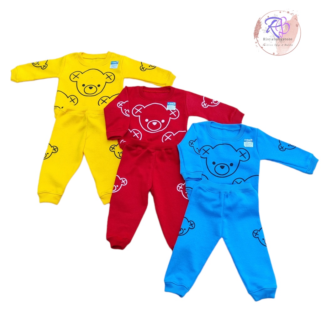 Setelan sweater anak 3-18 bulan / stelan sweater anak murah nyaman HB collection