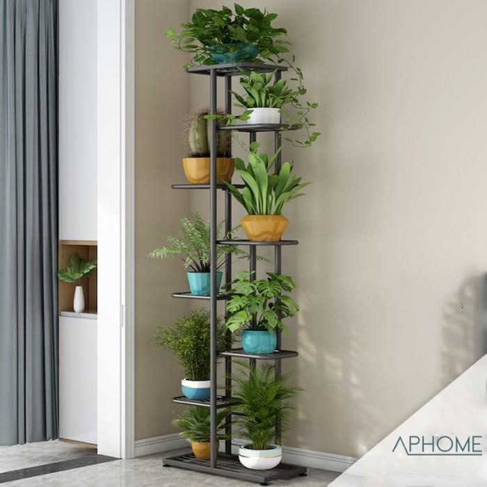 Rak Tanaman Bunga Minimalis Flower Stand Besi Rak Tanaman Hias Multifu