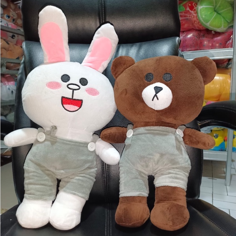 Boneka rabbit dan bear / Boneka terbaru lucu dan imut size 35 cm