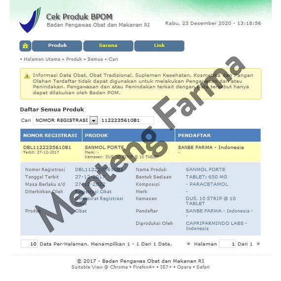 Sanmol Forte 4 Tablet - Pereda Demam, Sakit Gigi dan Sakit Kepala