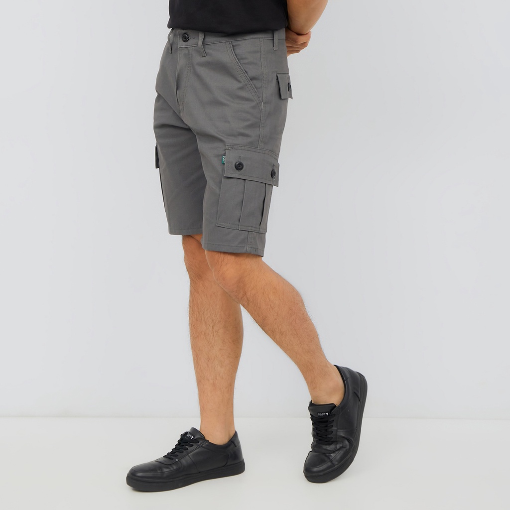 Pluviophile - Short Cargopants celana cargo pendek - Grey