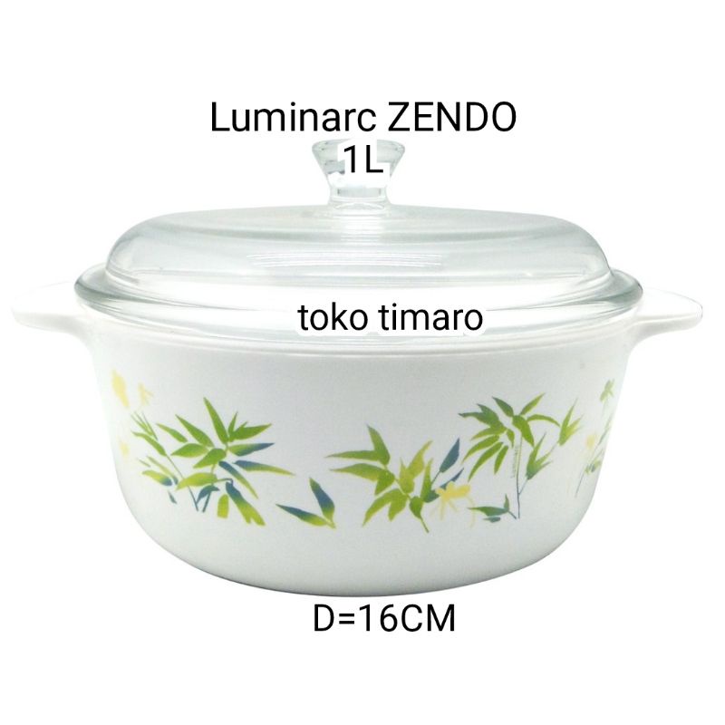 LUMINARC ZENDO PANCI MASAK KACA 1L