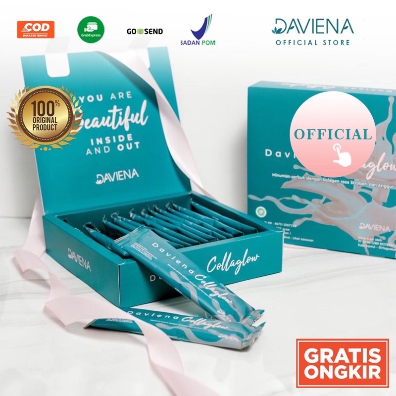 DAVIENA COLLAGEN DRINK | DAVIENA COLLAGLOW | RAMADHANIDAVIN | COLLAGEN