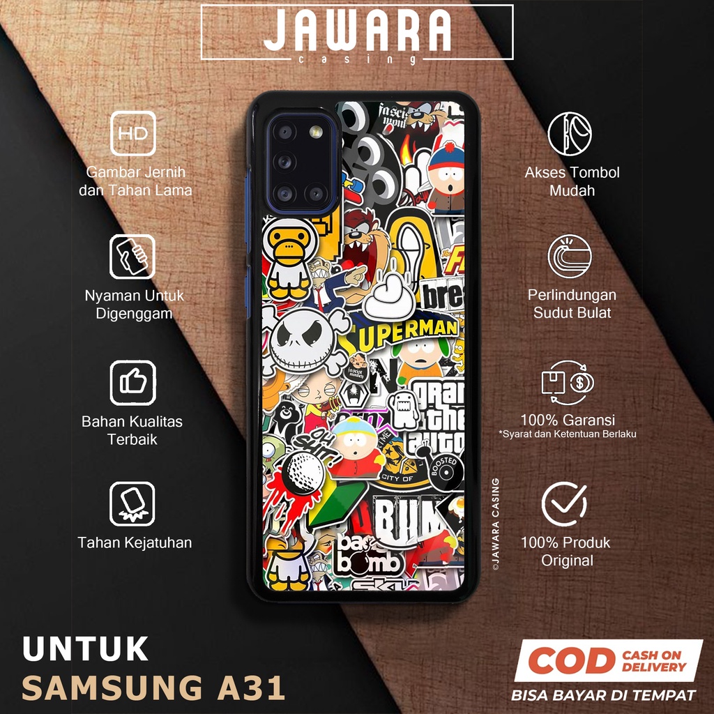 Case Samsung A31 Casing Samsung A31 Jawara Casing [GRFY] Case Glossy Case Aesthetic Custom Case Anim