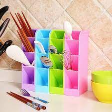 BOP RAK MINI 4 SEKAT / RAK PENYIMPANAN ATK ALAT TULIS KANTOR MEJA KERJA MEJA BELAJAR / TEMPAT SIMPAN PENSIL PENA GUNTING MEJA RAPI DAN BERSIH / DESK ORGANIZER