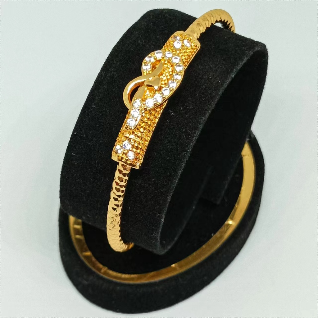 Terbaru Gelang keroncong lapis Emas 24k Gold xuping fashion perhiasan