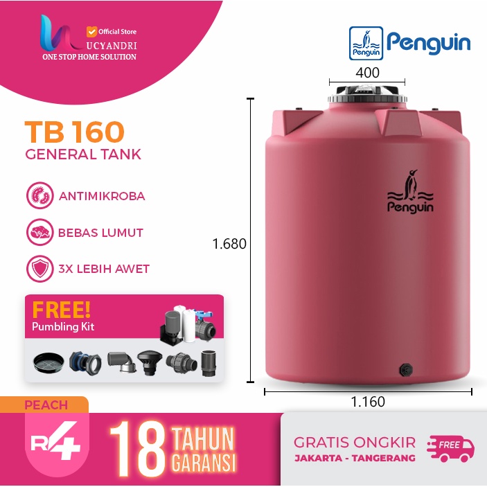 Tangki Air Penguin TB 160 / Toren Air / Tandon Air