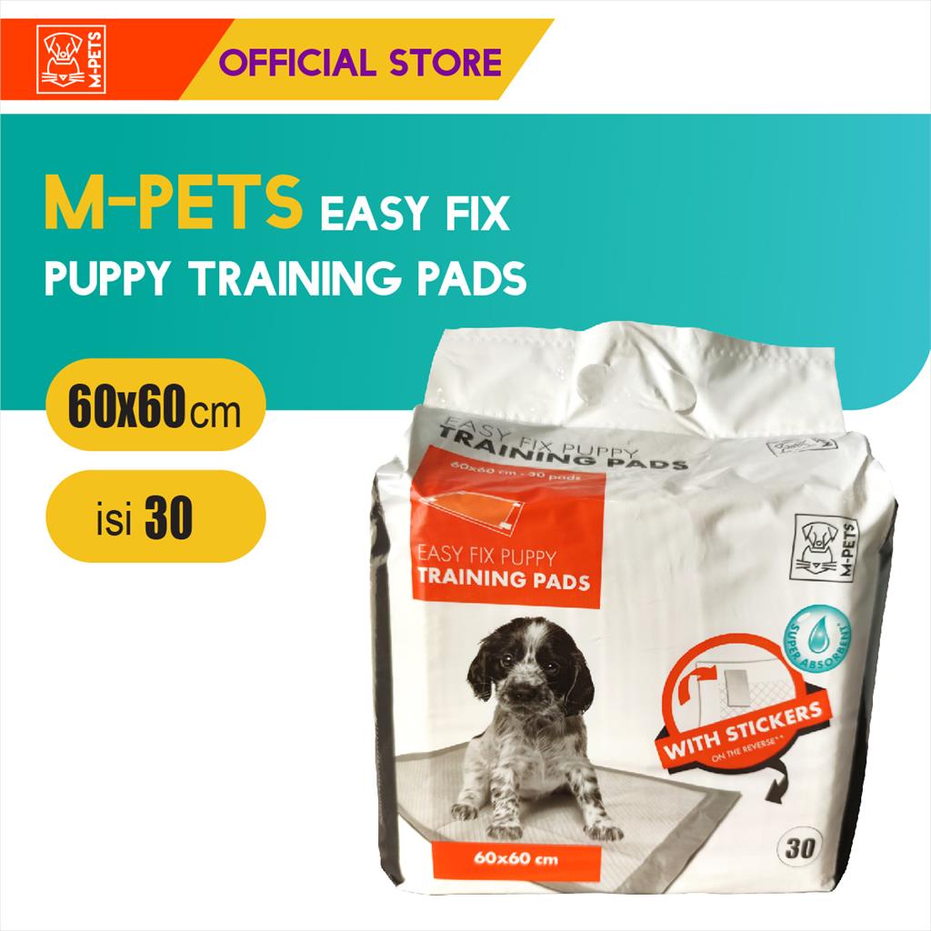 M-Pets 5 Layer Easy Fix Dog Training Pad 30 Pcs 60x60 cm / Latih Pee