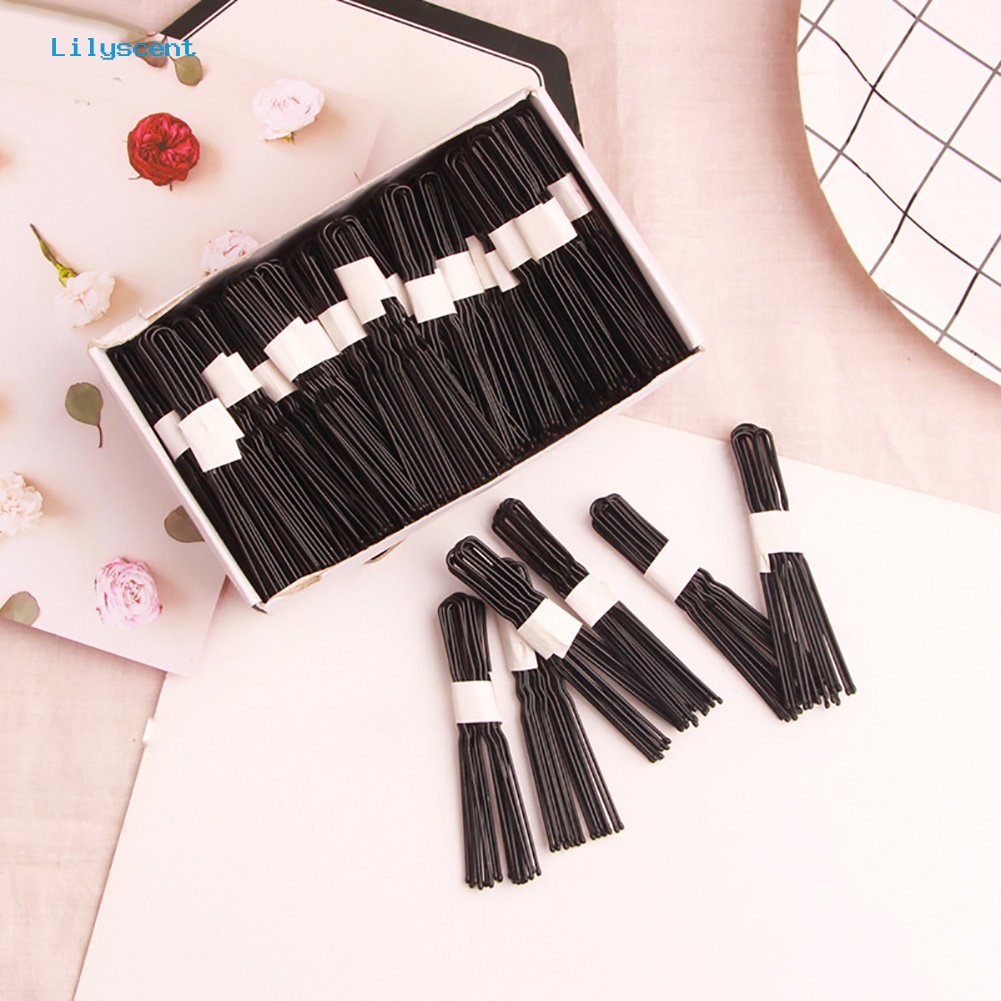 50 Pcs Jepit Rambut Bobby Pin Bentuk U Gelombang Untuk Salon