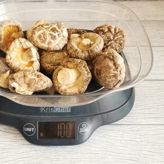 

r Shitake Hioko Kering Premium 100gr Vegetarian Vegan