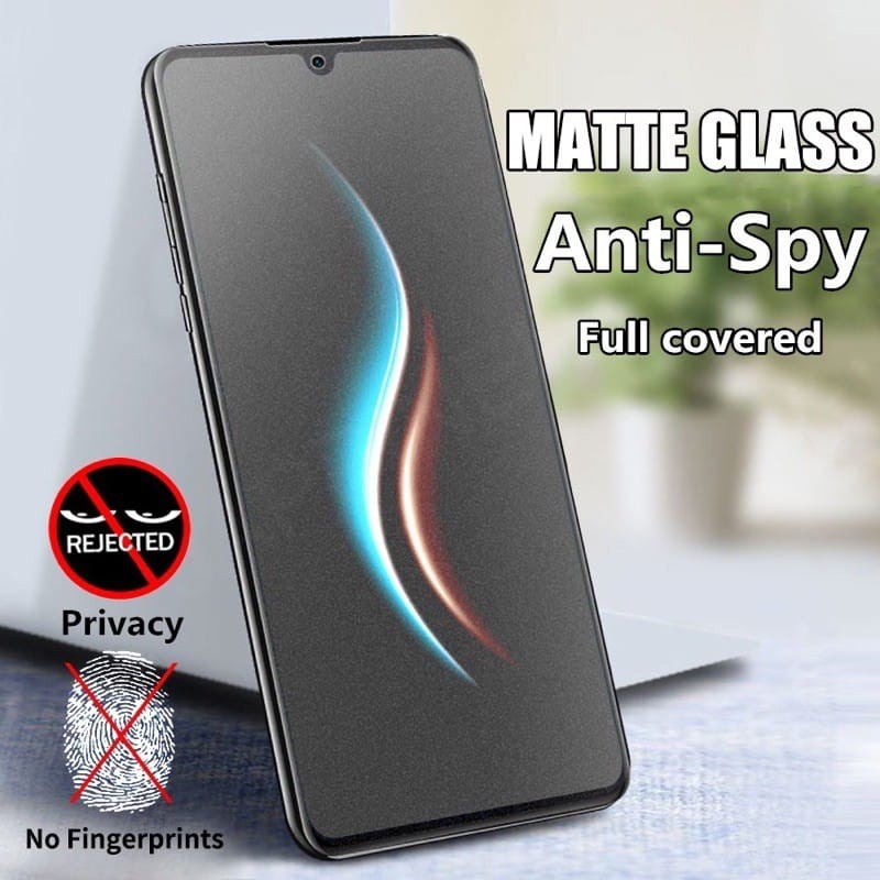 180 Tempered Glass Spy Matte iPhone 14 Promax 14 Max / Plus 13 Promax 12 Mini 11 Pro X Xr Xsmax Screen Protector Anti Spy Privacy + Glare