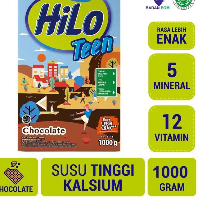 

codej8J3v--HiLo Teen Chocolate 1000 gram - Susu Tinggi Kalsium