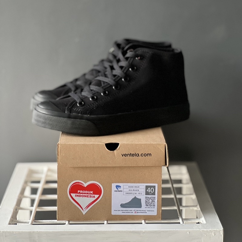 Ventela Basic High Full Black Ventela basic All black high Original 100%